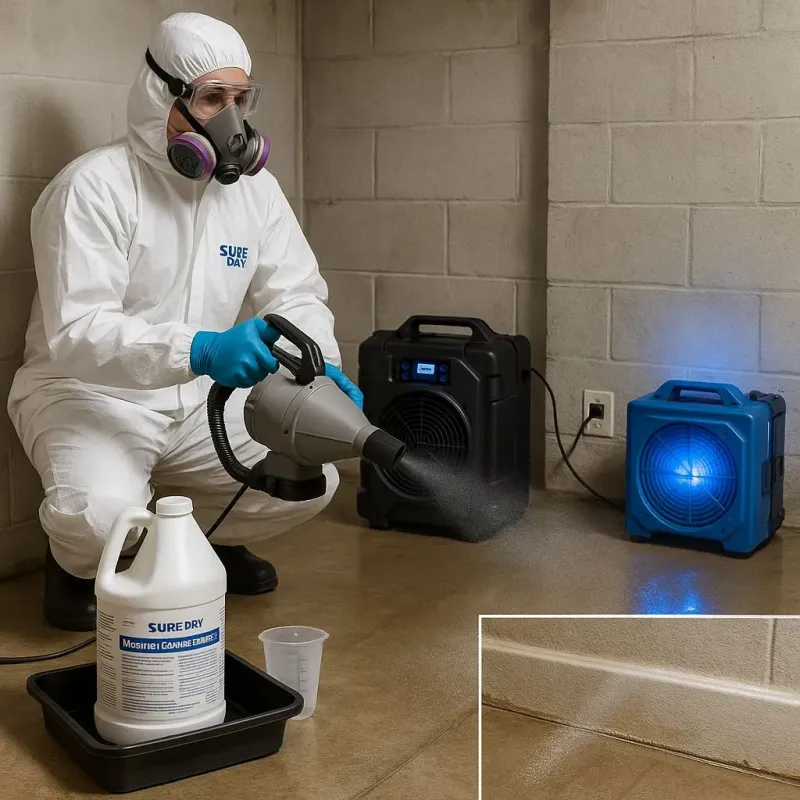 Sanitization and Odor Removal process in Blue Bell, PA